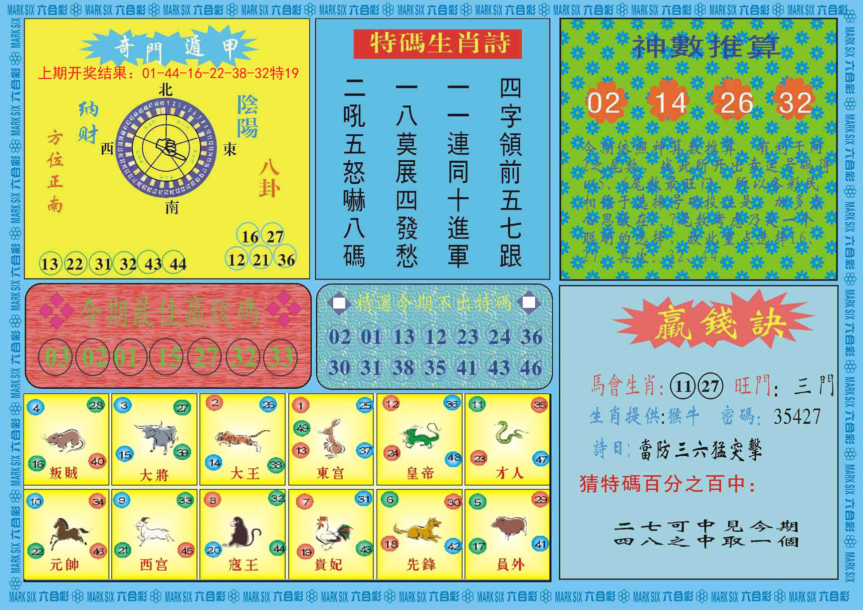 006期黄大仙灵码B[图]