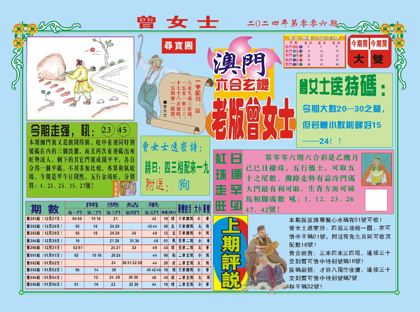 006期老版曾女士A[图]