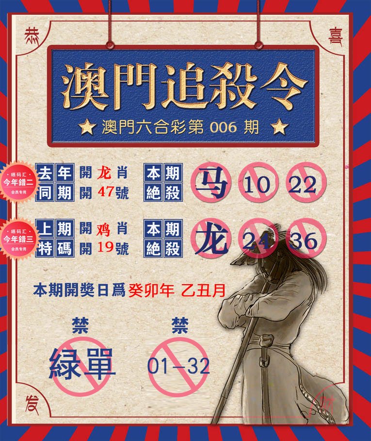 006期澳门追杀令[图]