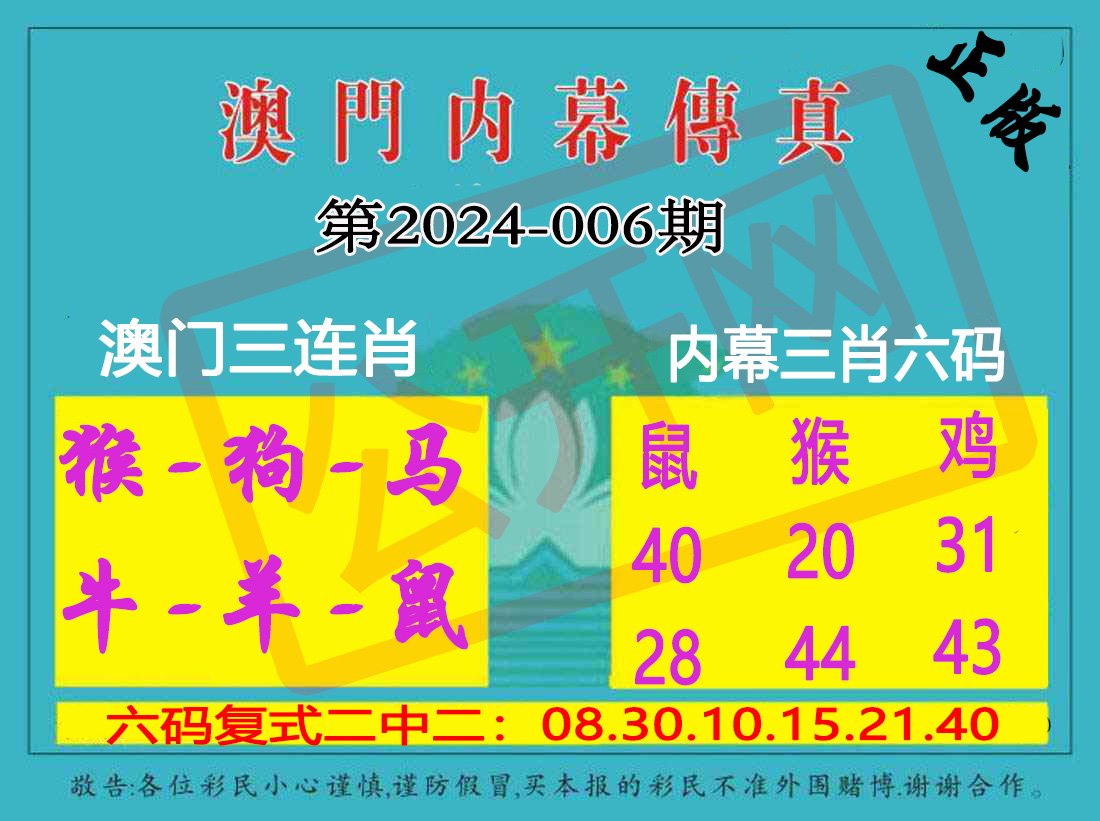 006期内幕传真三肖版[图]