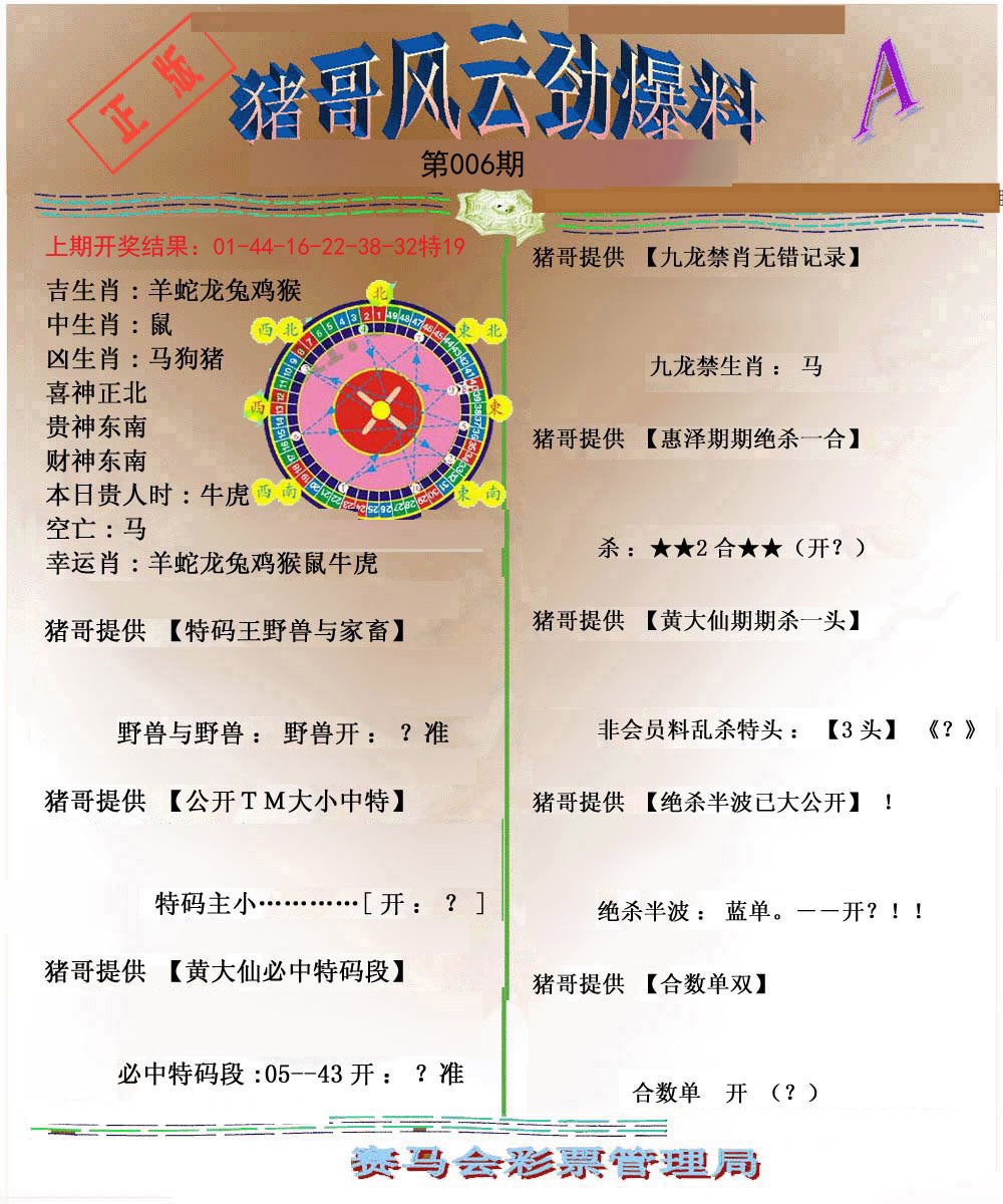 006期猪哥风云劲爆料A[图]