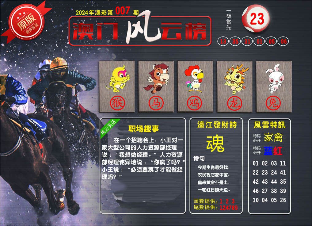 007期澳门风云榜[图]
