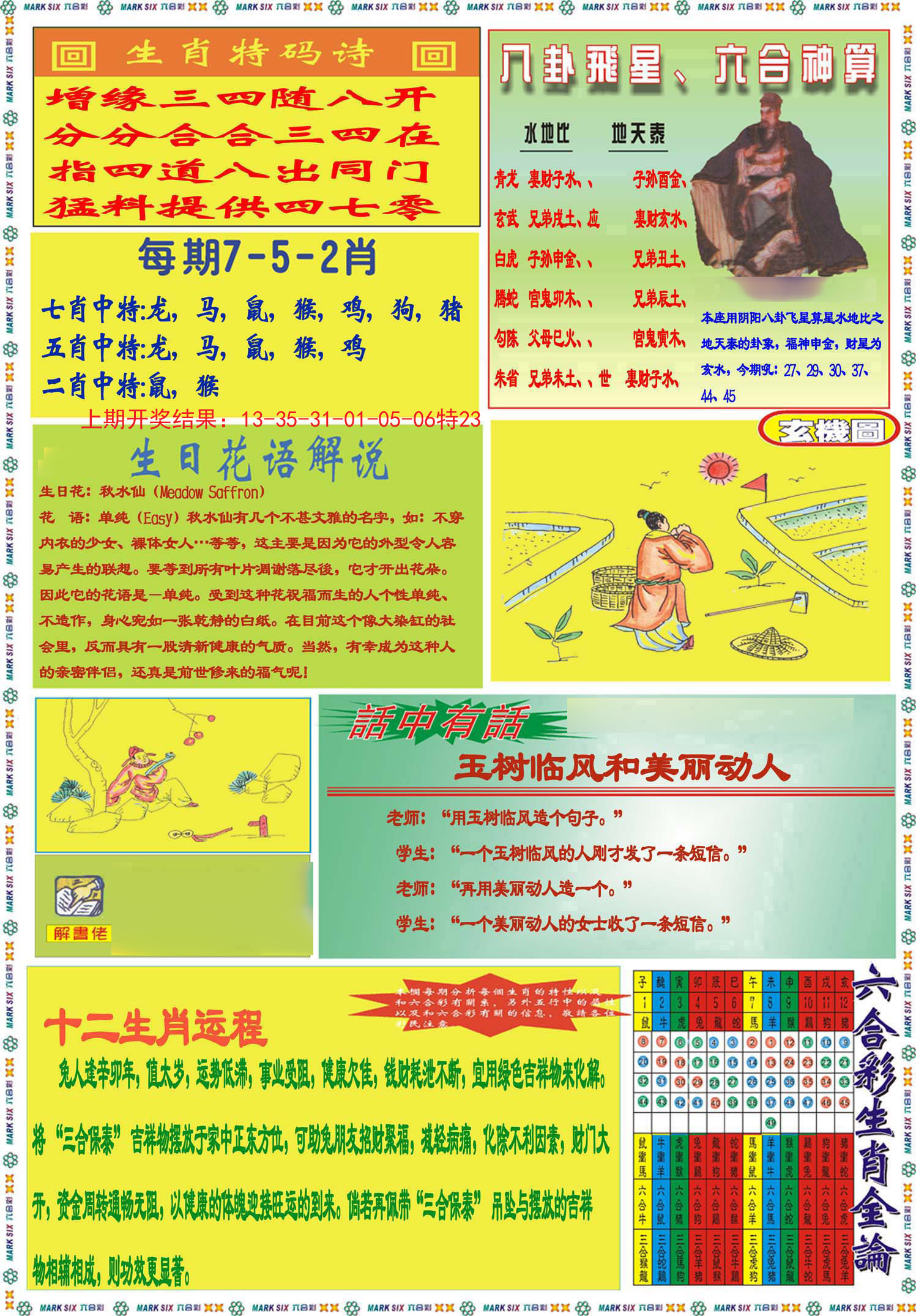 007期九龍马经B(推荐)[图]