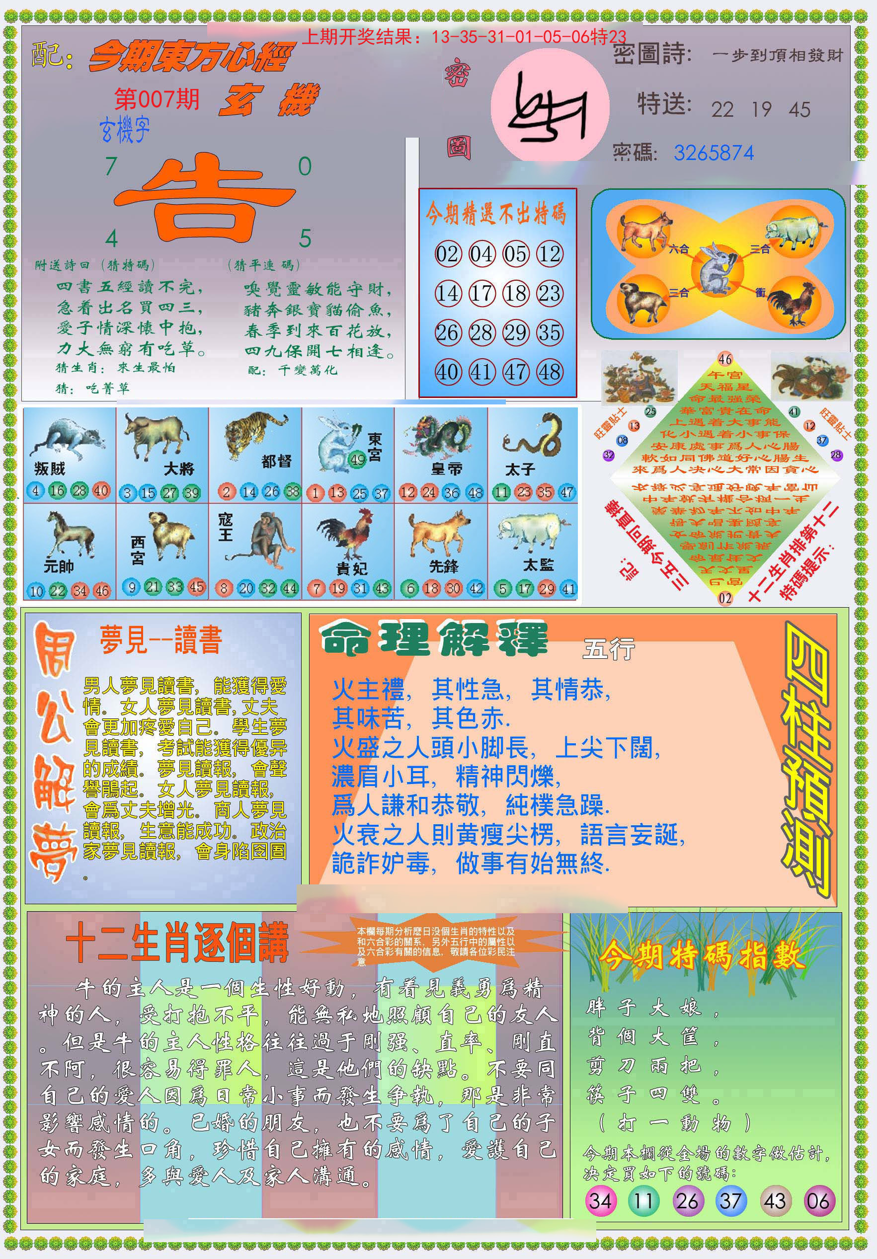 007期(新版)东方心经B[图]