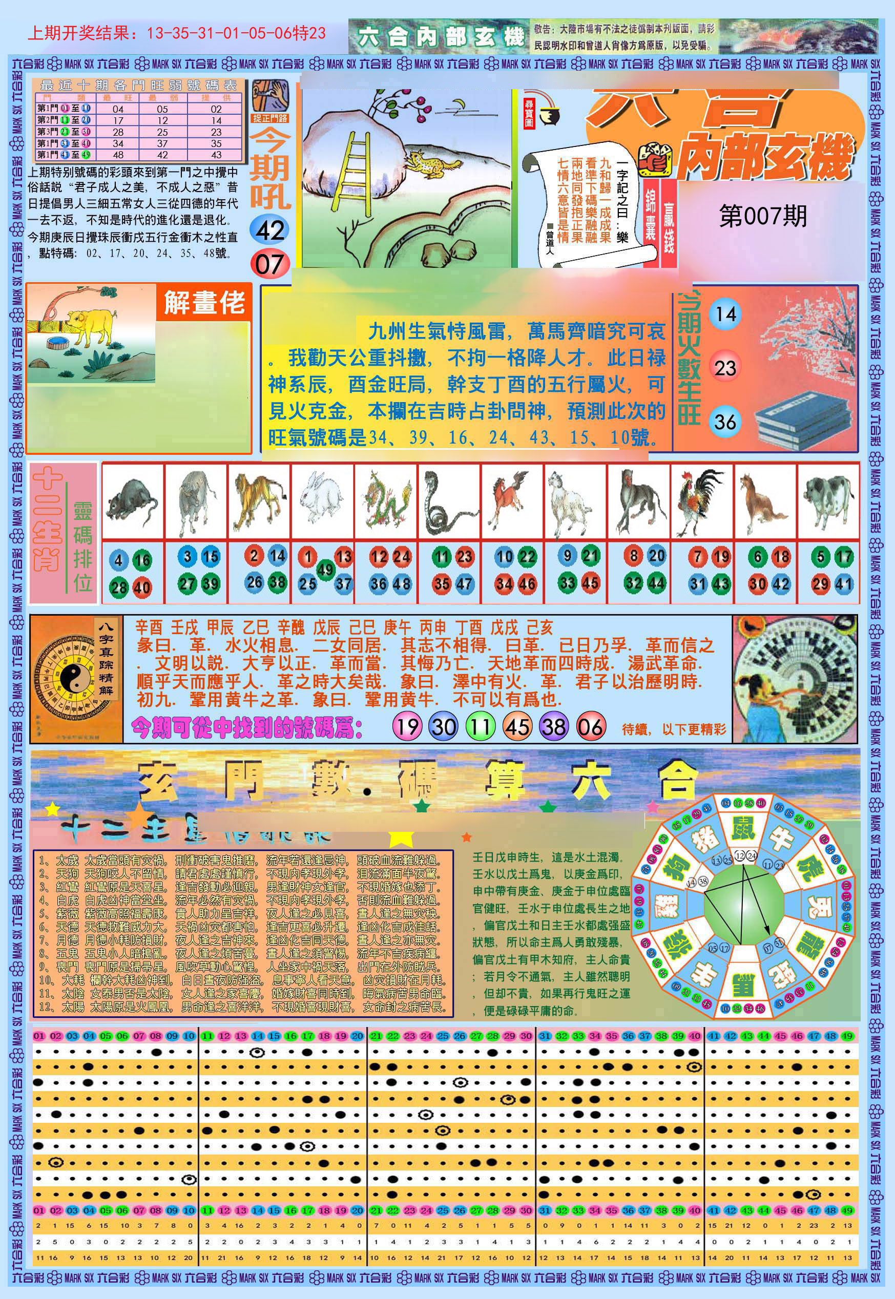 007期(新版)内部玄机A[图]