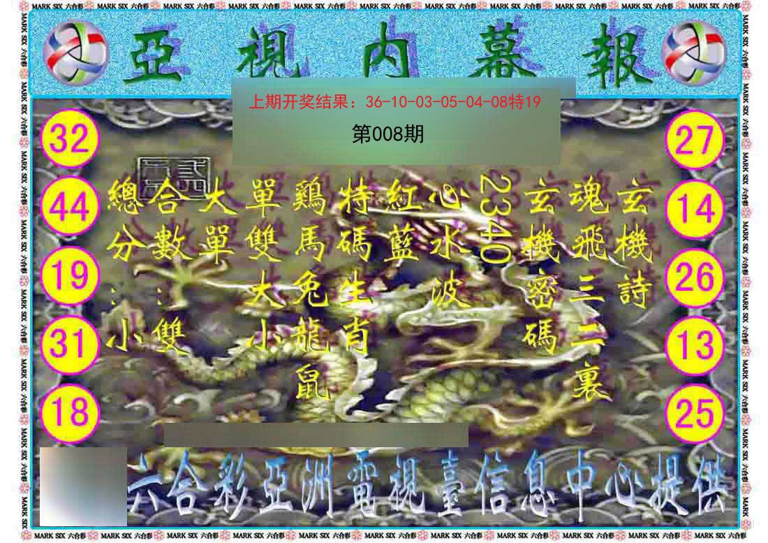 008期亚视内幕报[图]