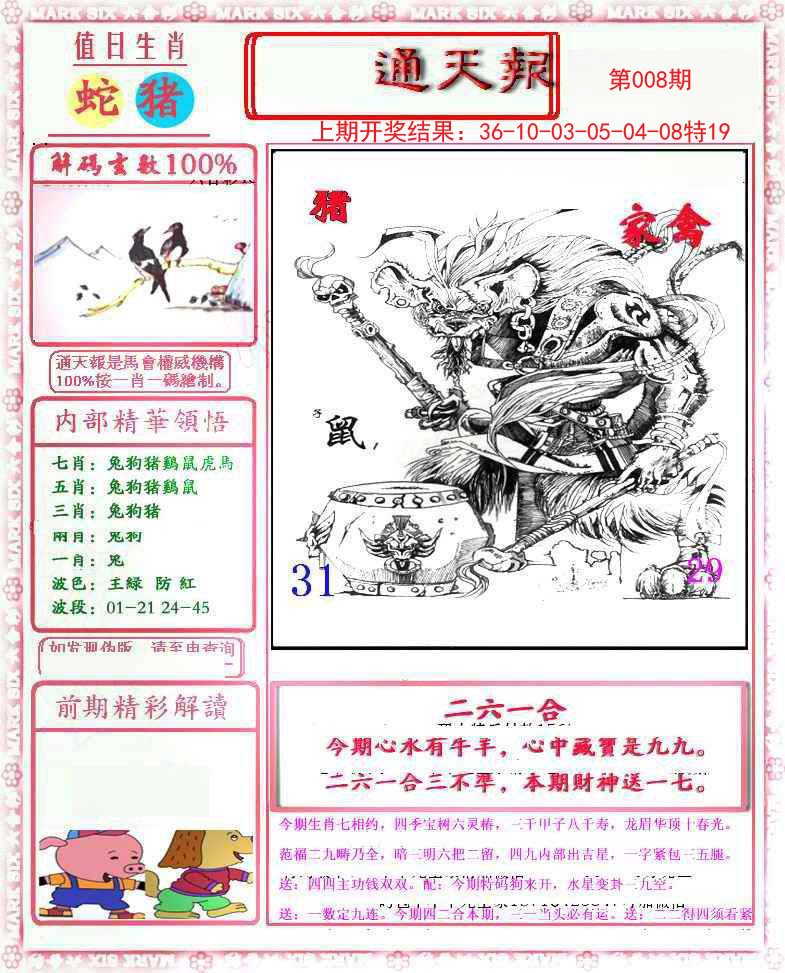 008期小喜通天报[图]