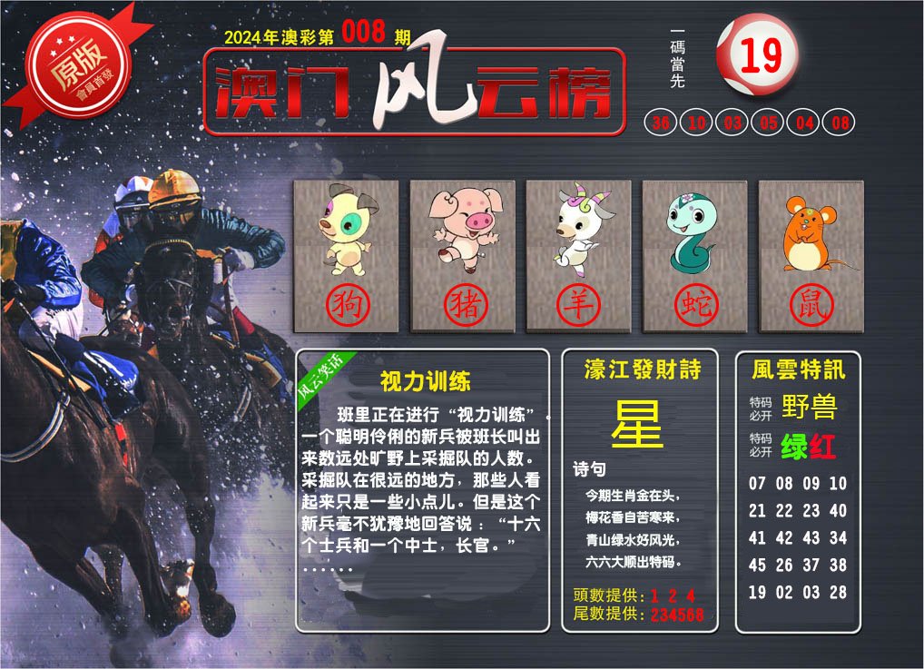 008期澳门风云榜[图]