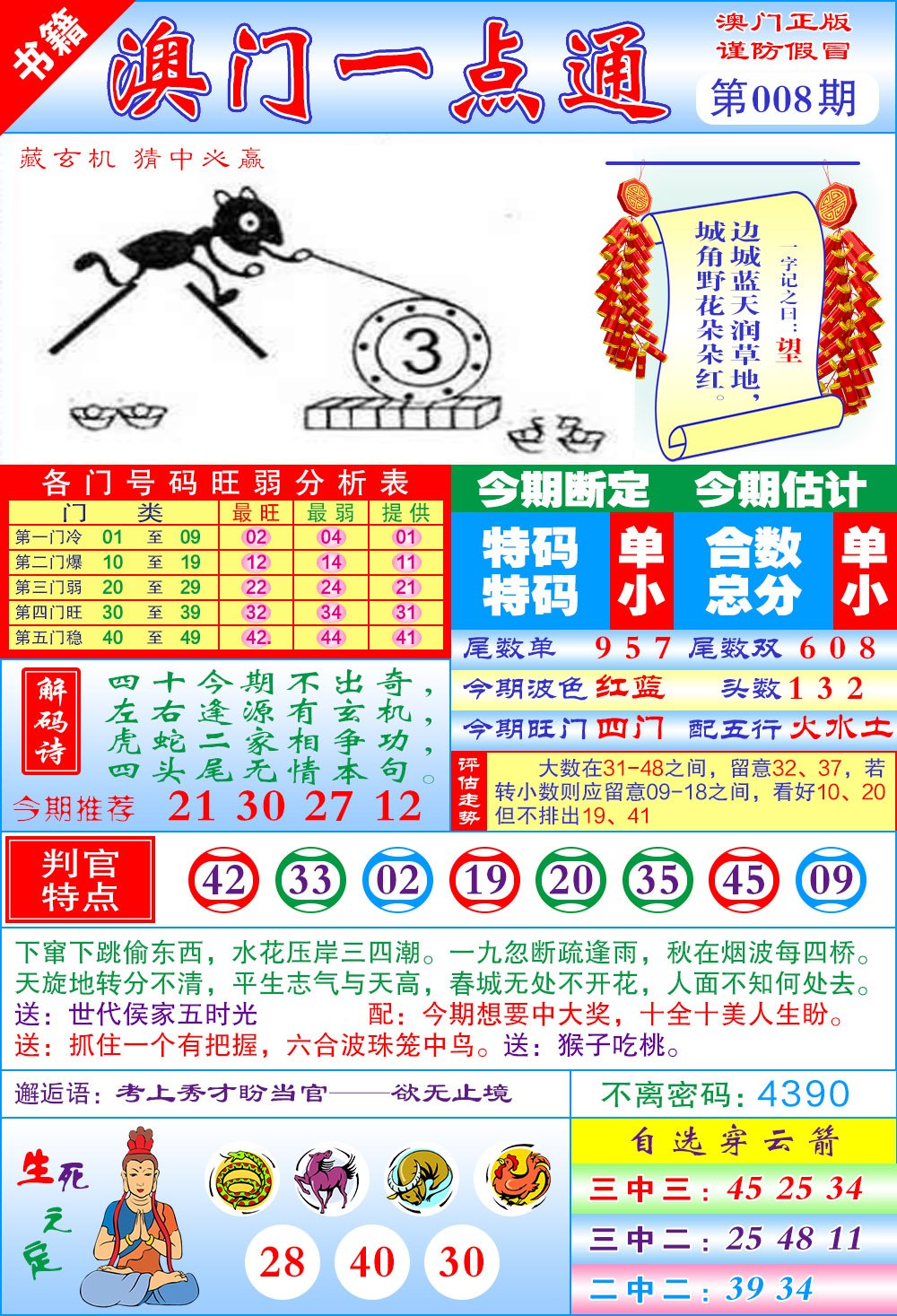008期澳门一点通[图]