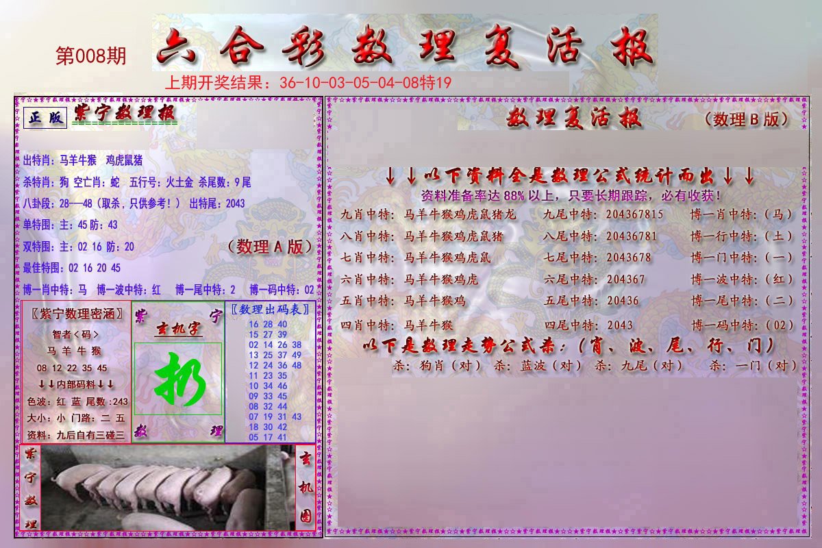 008期数理复活报[图]