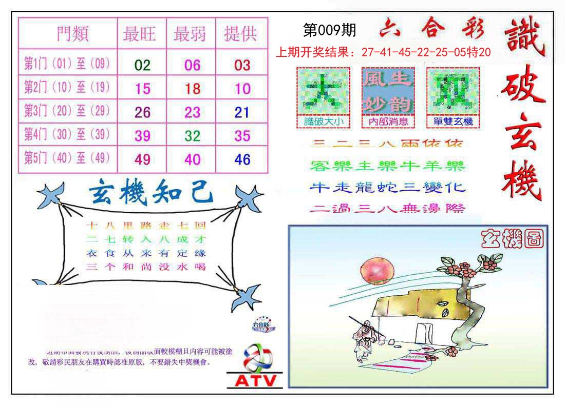 009期识破玄机[图]
