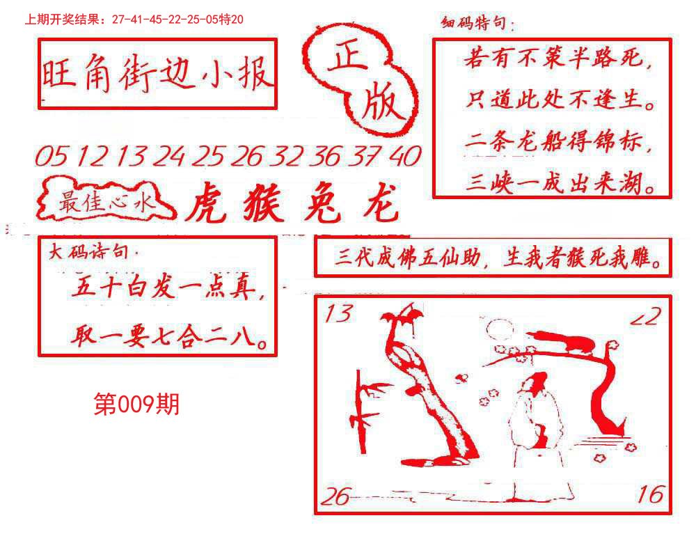 009期旺角街边小报[图]