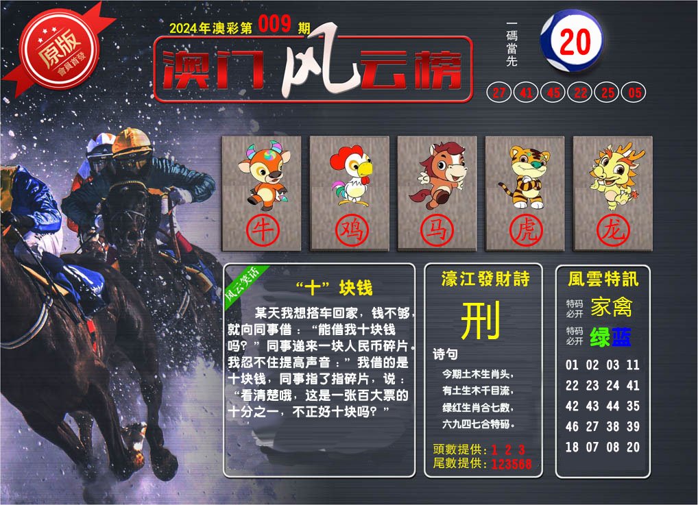 009期澳门风云榜[图]