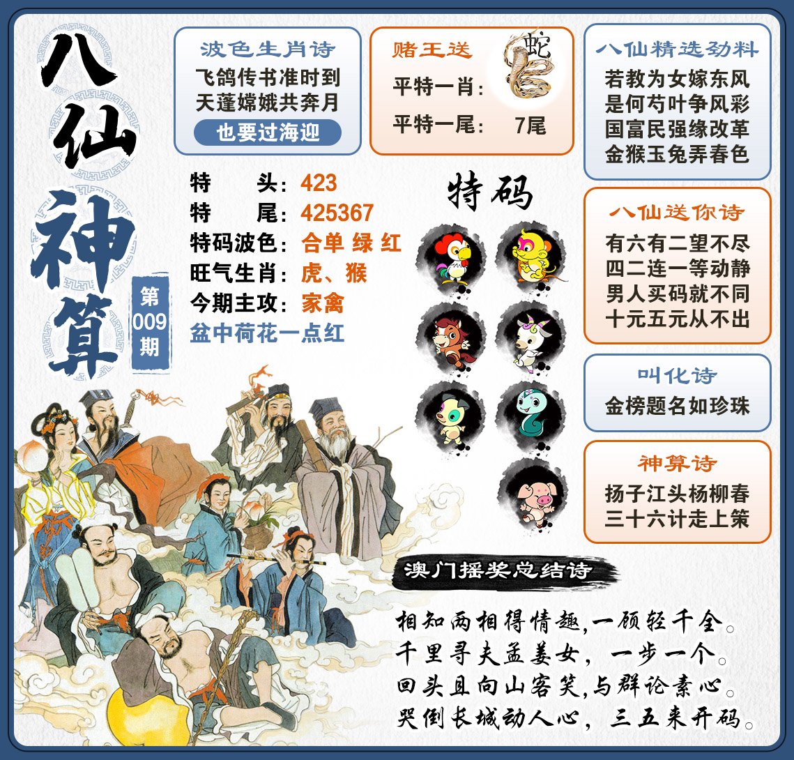 009期八仙神算[图]