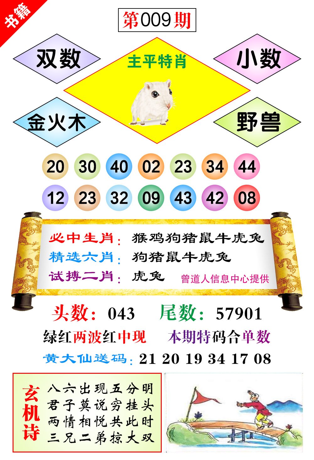 009期澳门济公十八码[图]