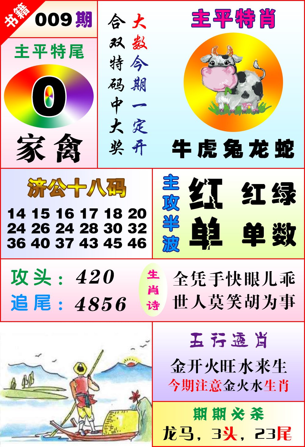 009期澳门狗头铡[图]