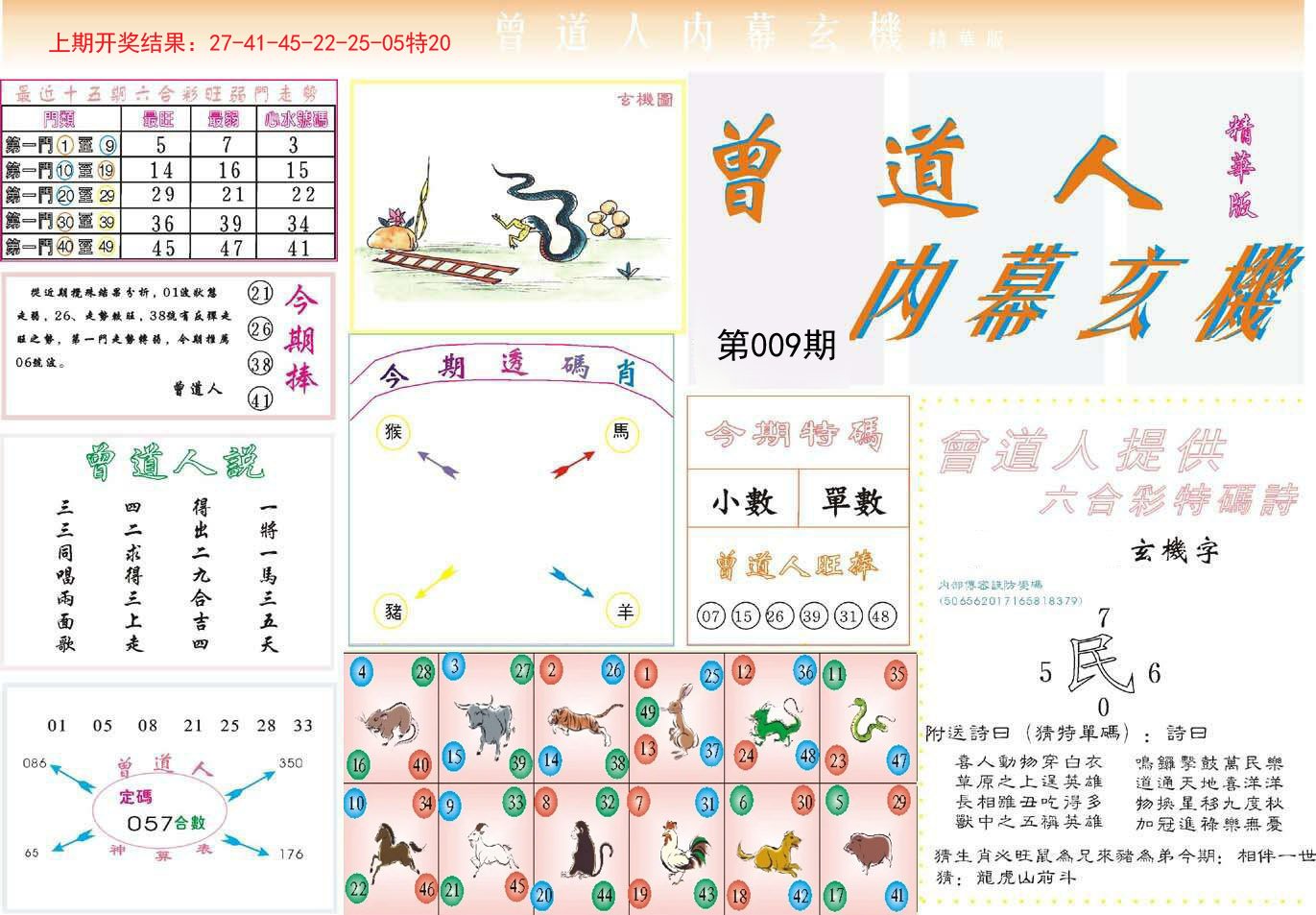 009期曾道人内幕精华版[图]