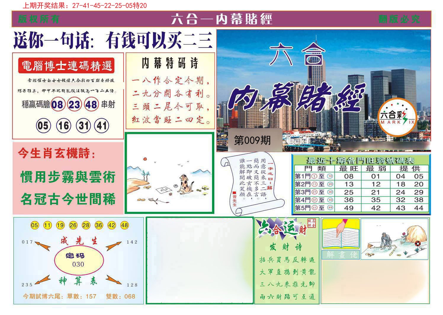 009期内幕赌经[图]