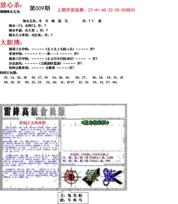009期帮您翻本B[图]