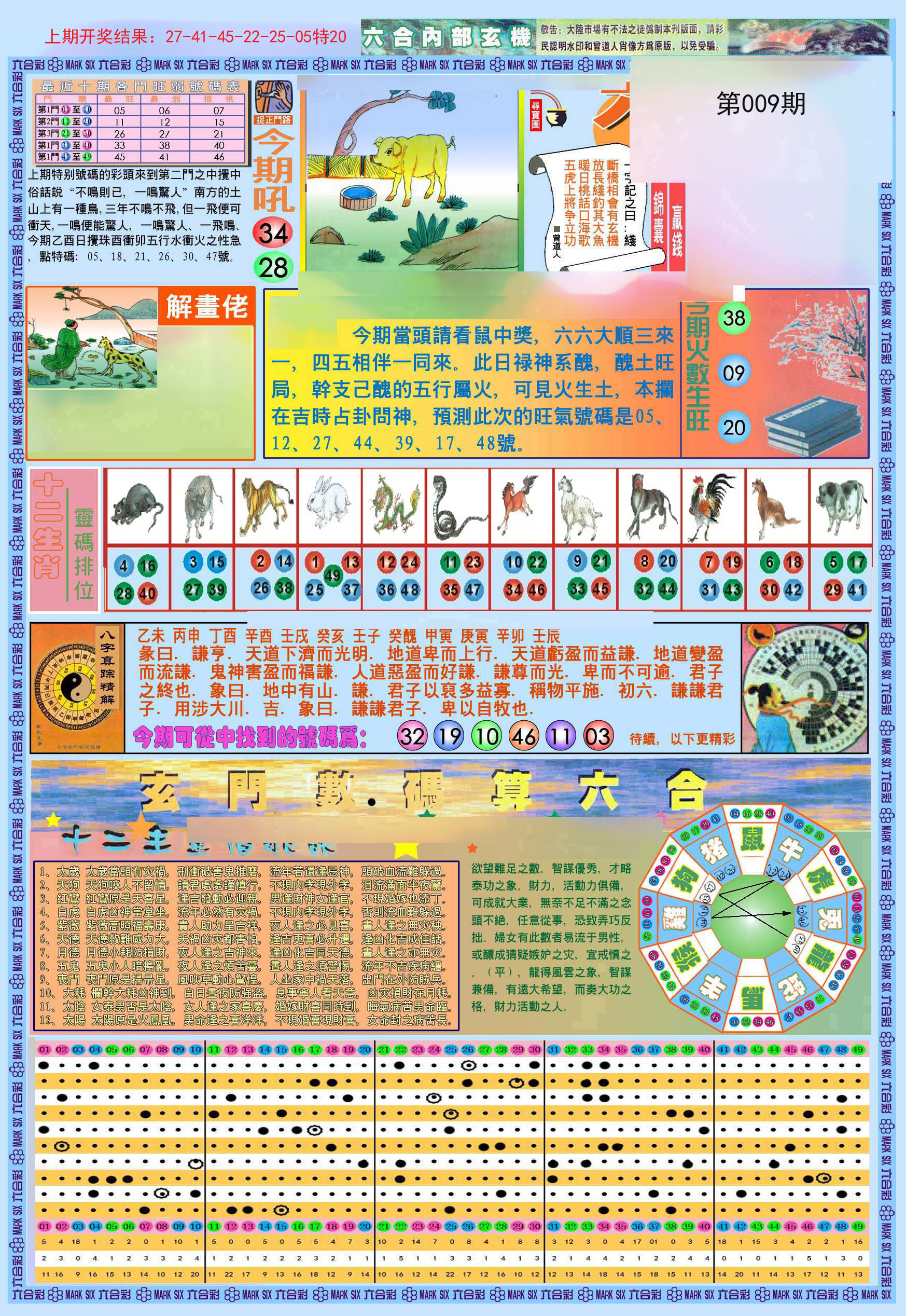 009期(新版)内部玄机A[图]