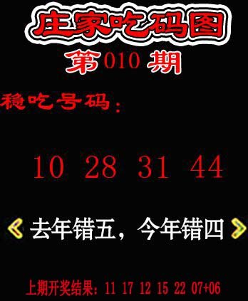010期庄家吃码图[图]