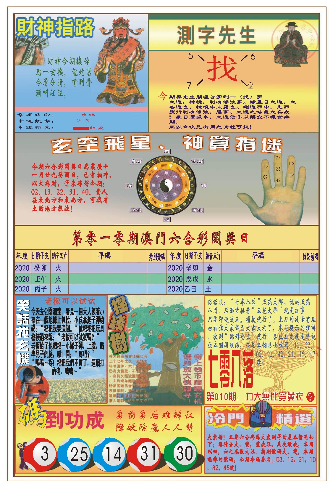 010期(新版)四柱预测B[图]