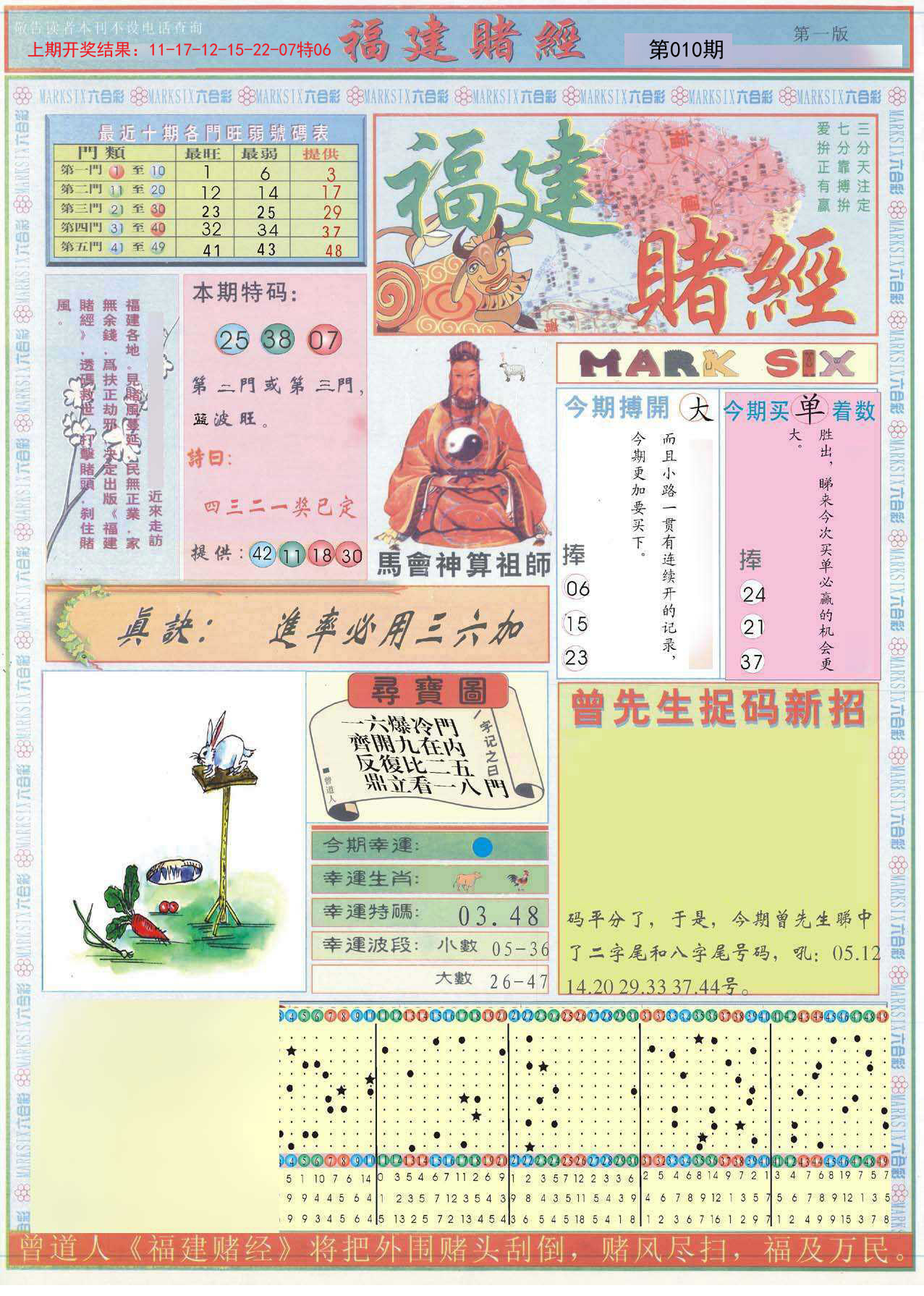 010期福建赌经A[图]
