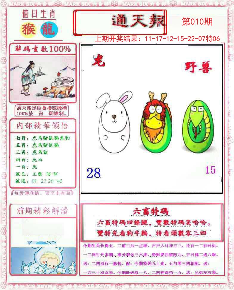 010期小喜通天报[图]