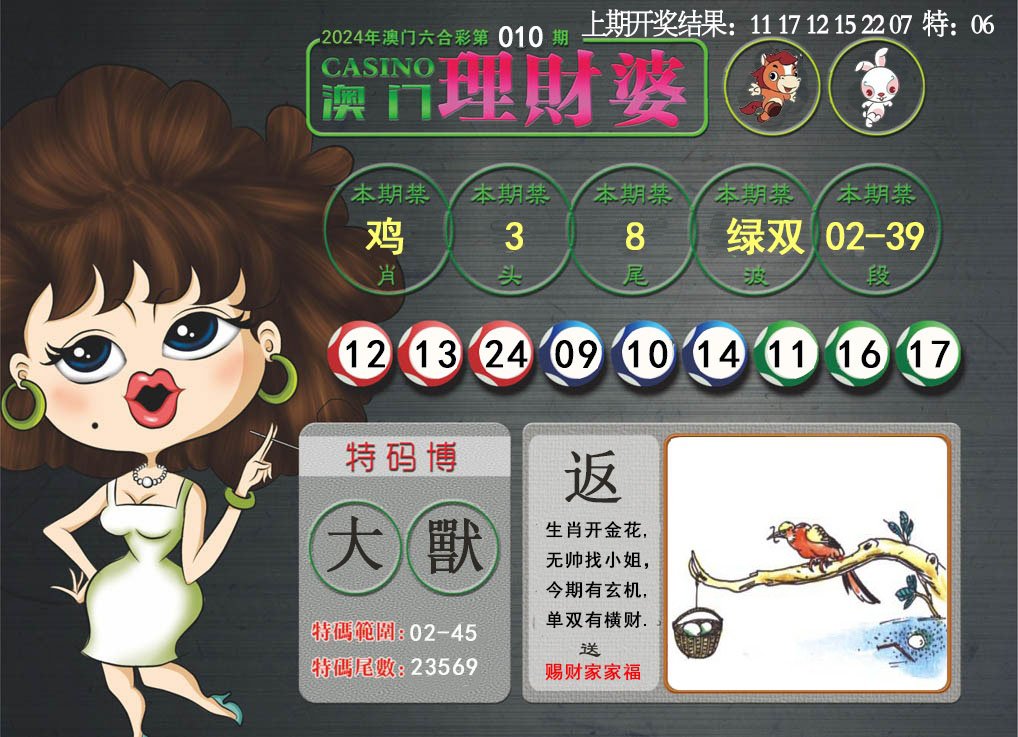 010期澳门理财婆[图]