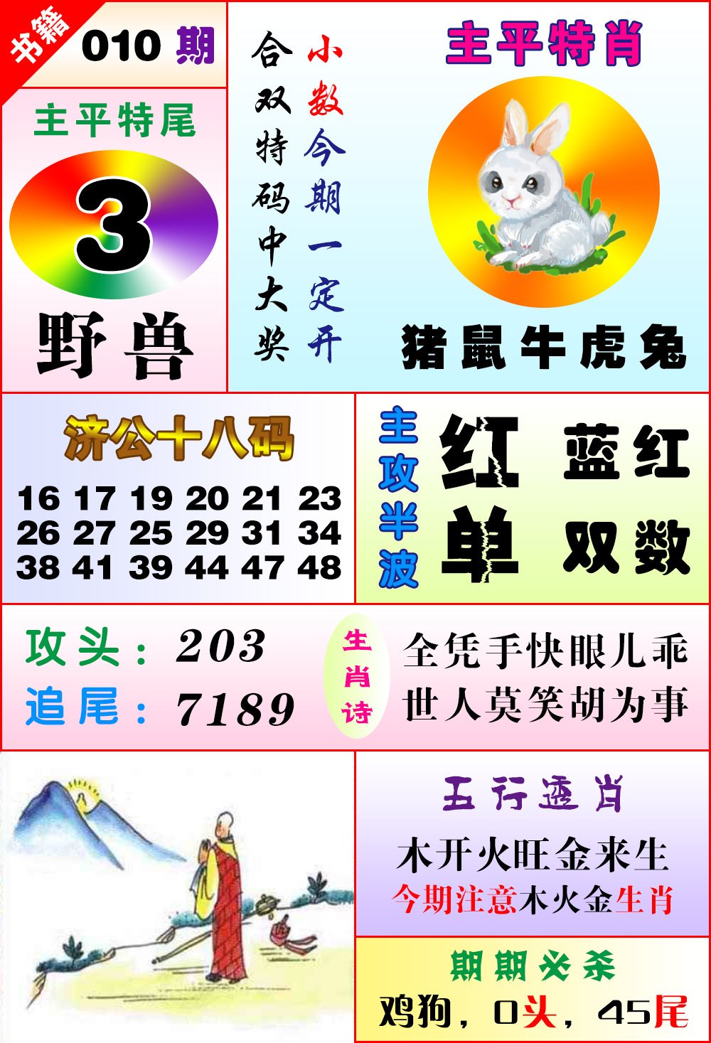 010期澳门狗头铡[图]