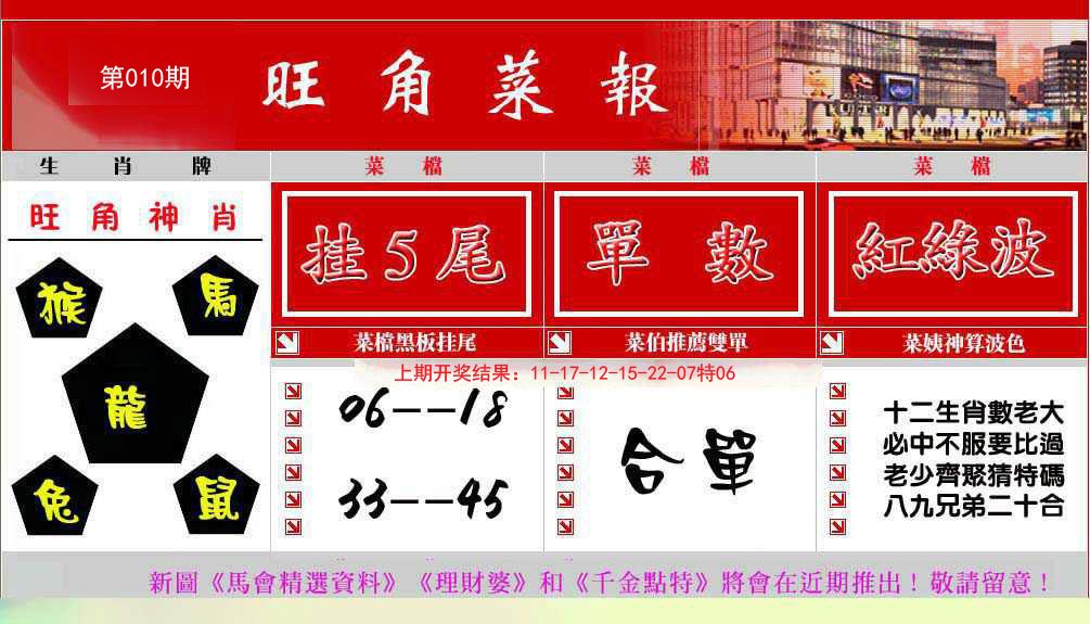 010期旺角菜报[图]