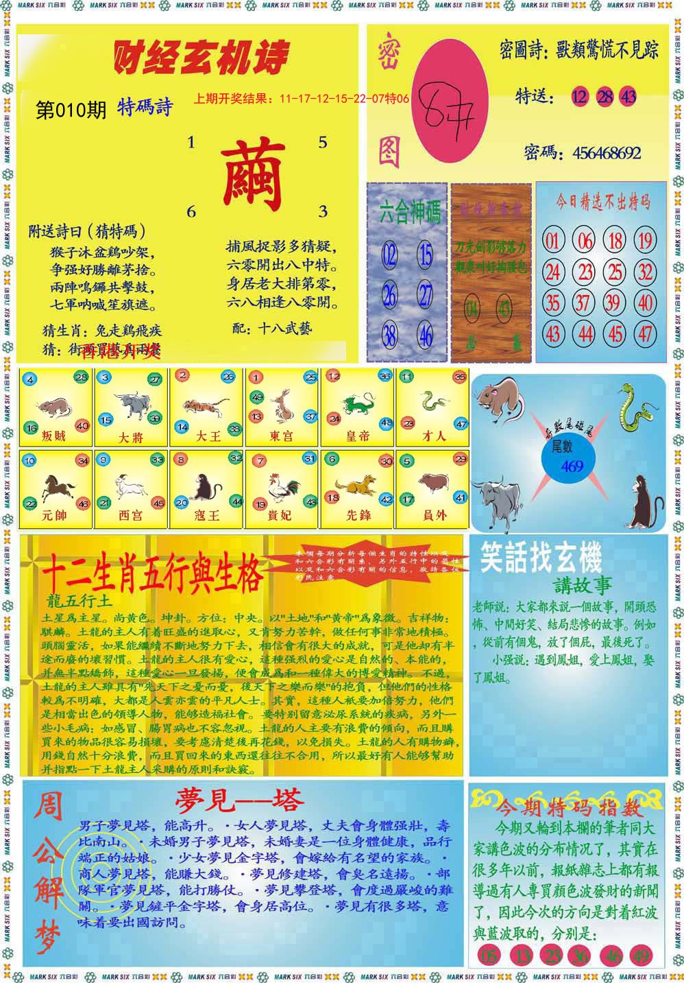 010期九龍财经B(推荐)[图]