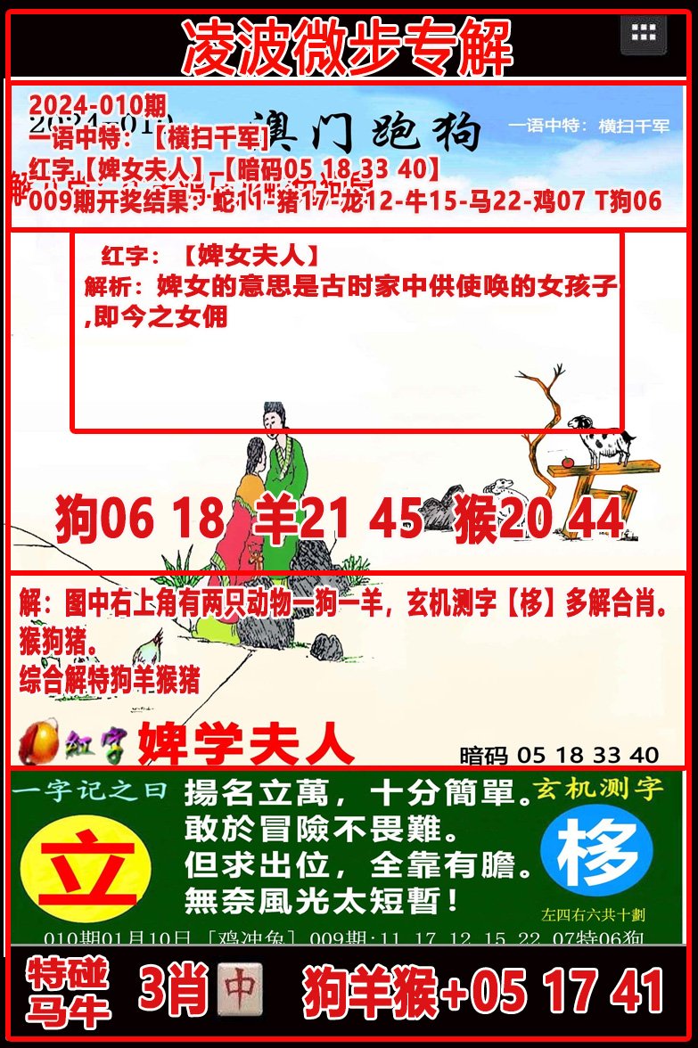 010期凌波微步[图]