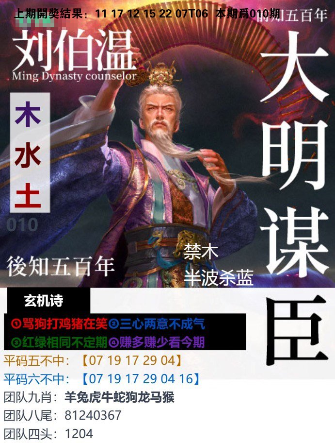 010期大明谋臣[图]