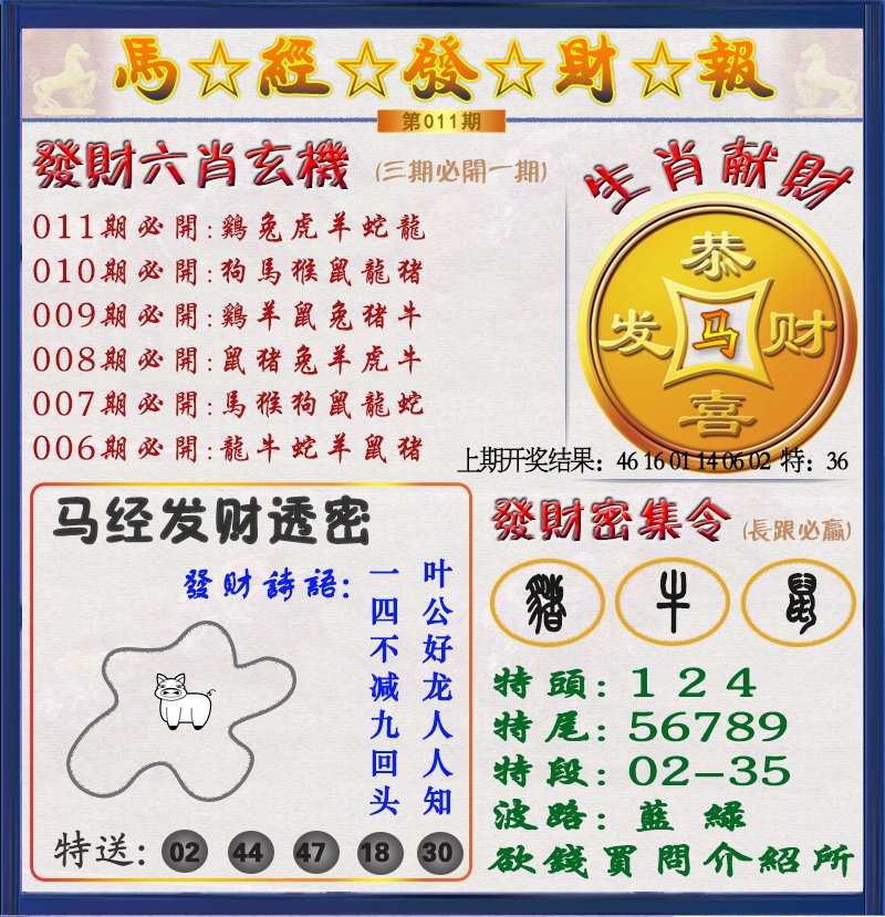 011期发财报[图]