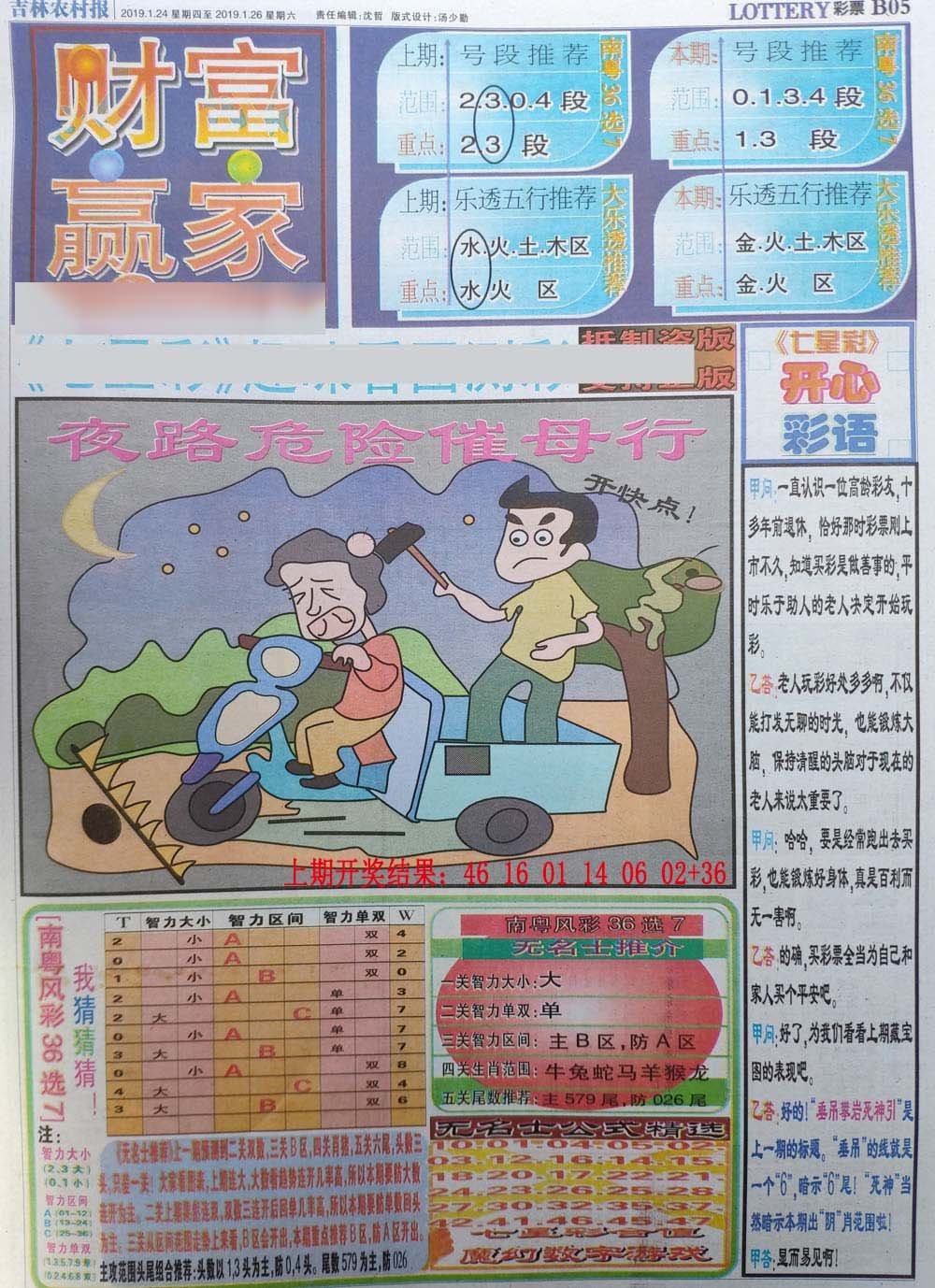011期财富赢家（七星彩）[图]