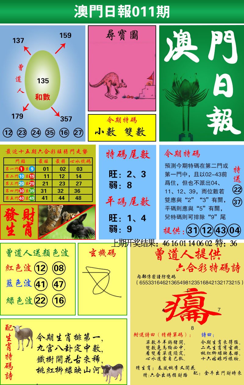 011期澳门日报[图]