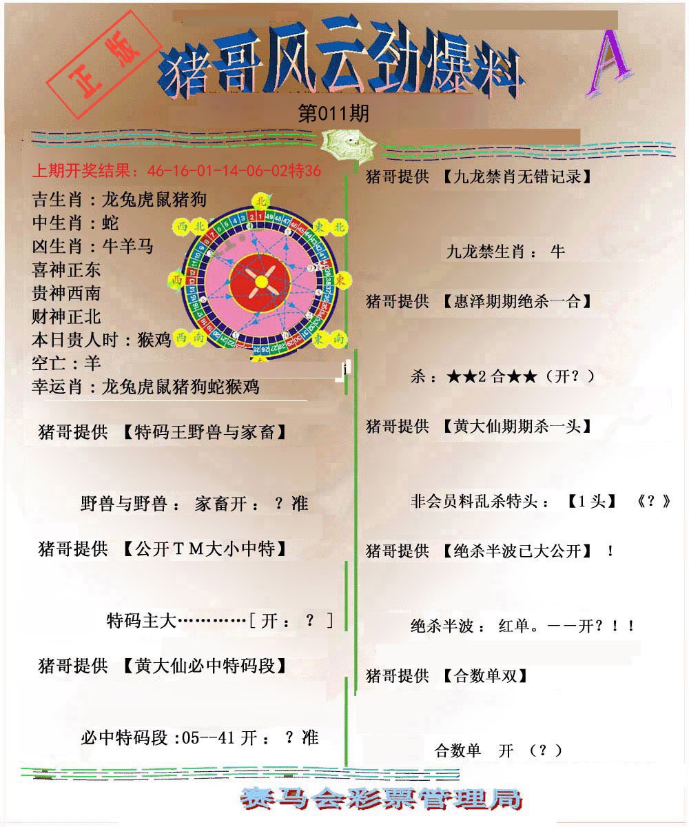 011期猪哥风云劲爆料A[图]