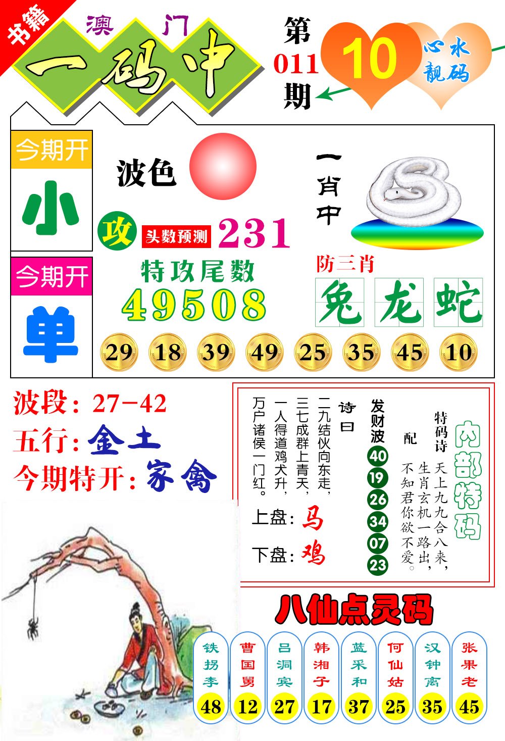 011期澳门发财波[图]