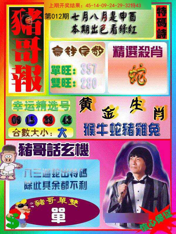 012期猪哥报[图]