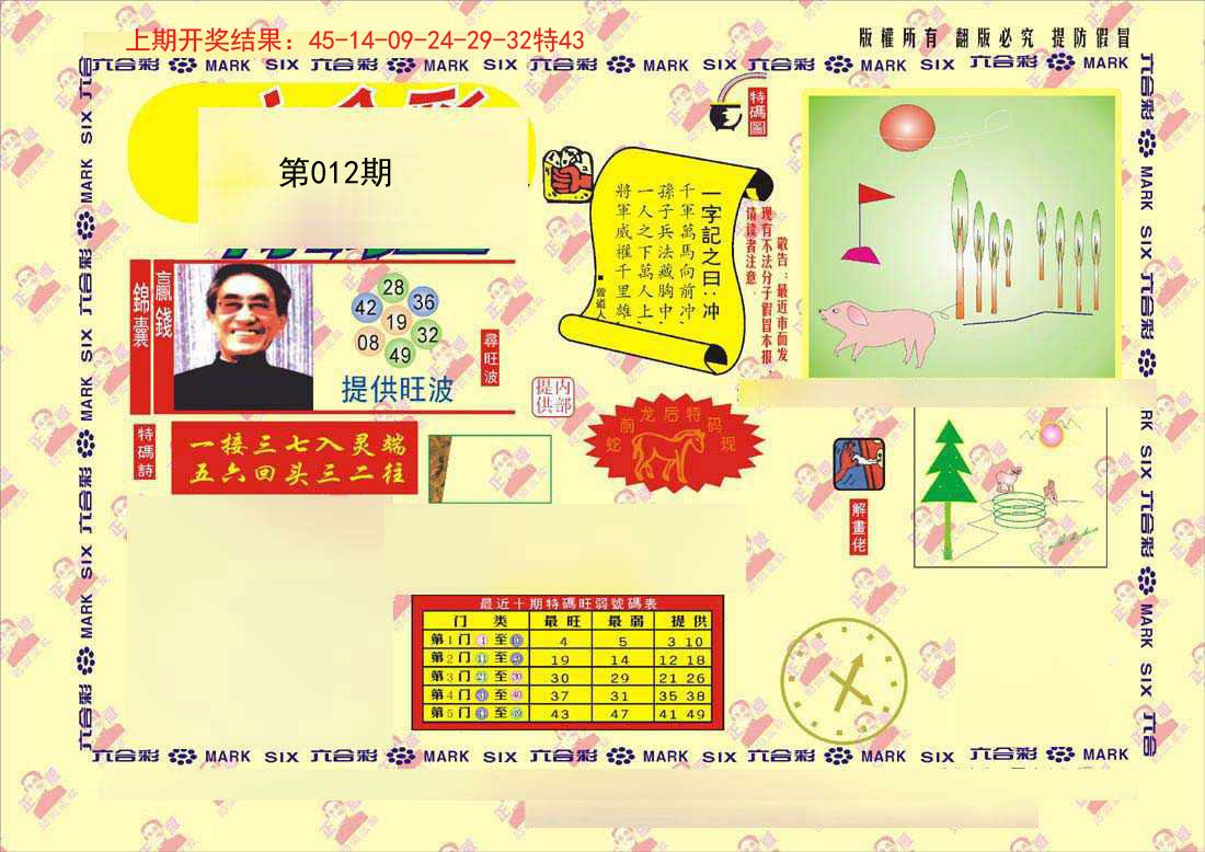 012期特码王[图]