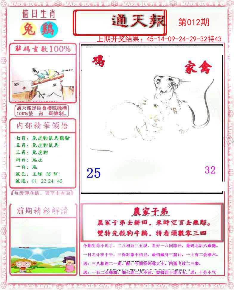 012期小喜通天报[图]