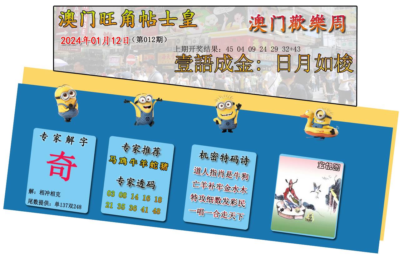 012期旺角贴士皇[图]