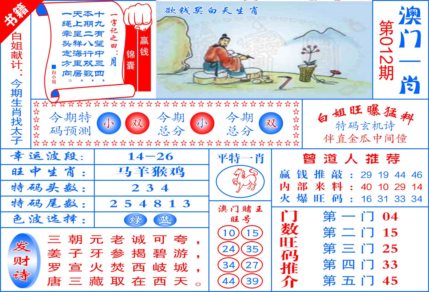 012期澳门东北虎[图]