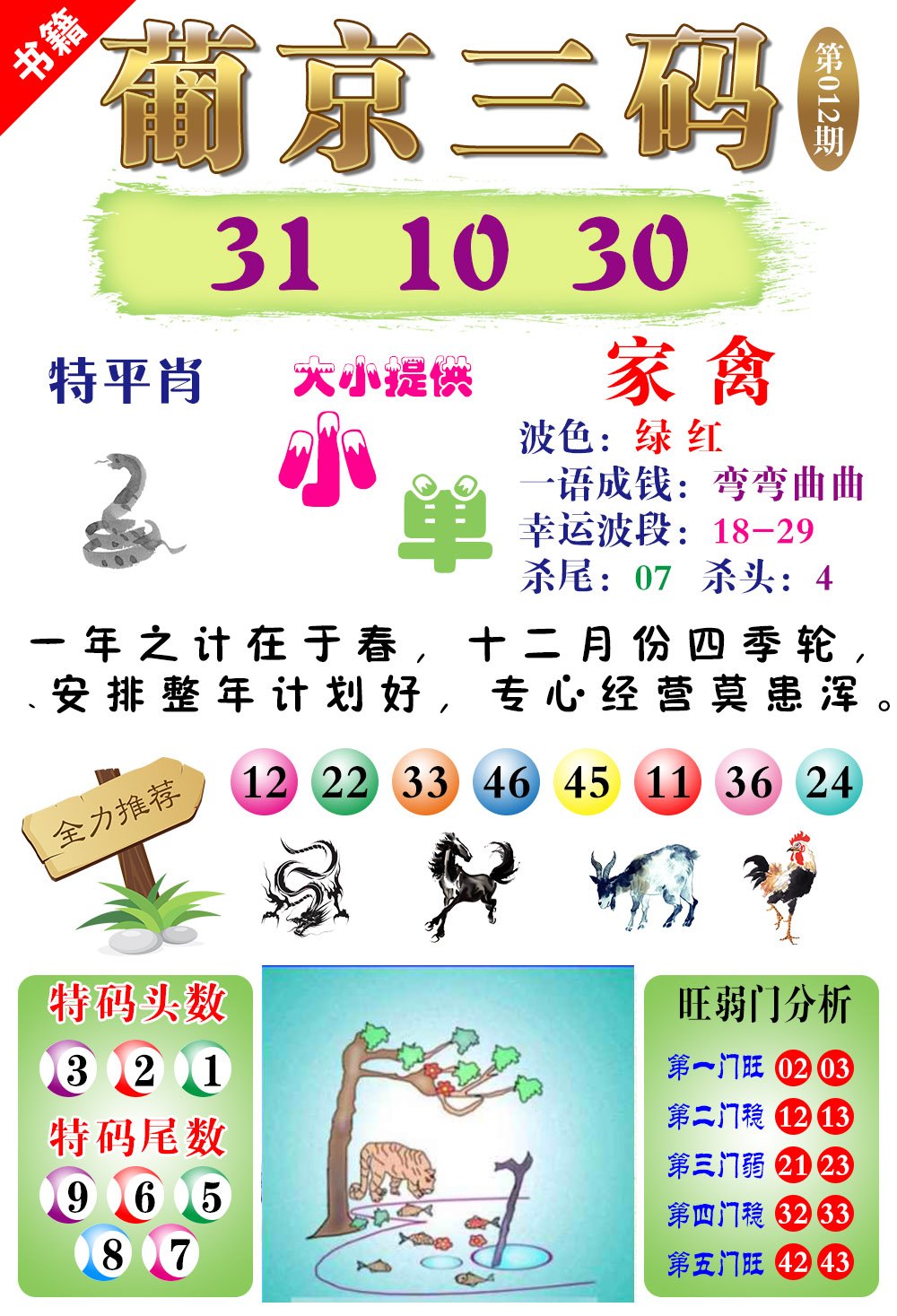 012期澳门葡京三码[图]