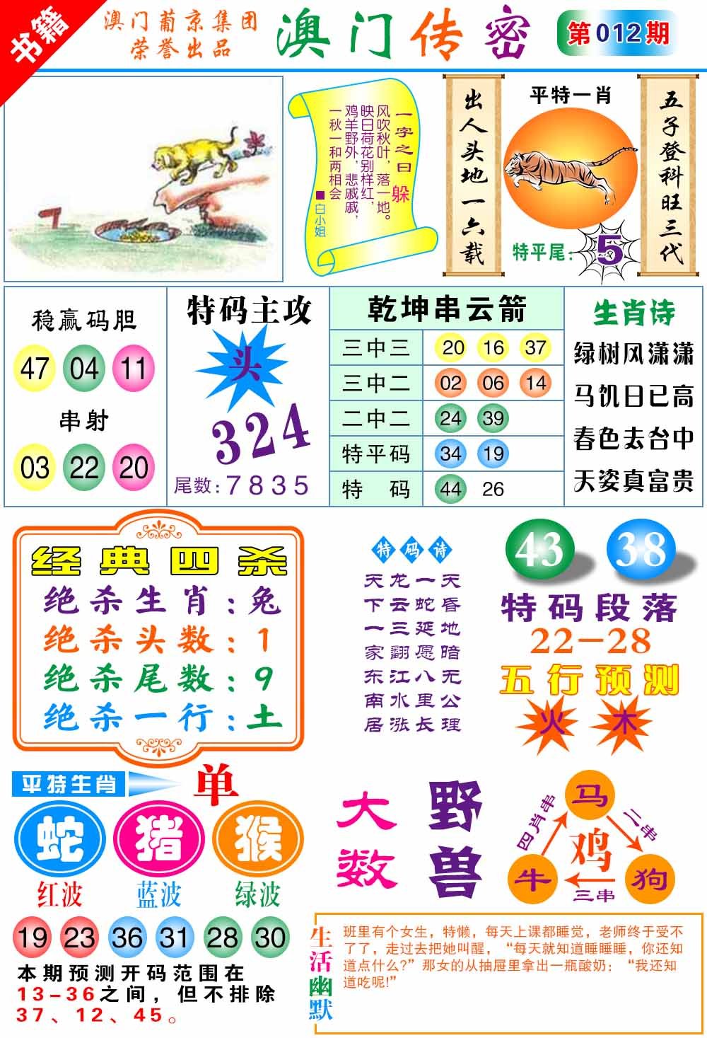 012期澳门传密心水[图]