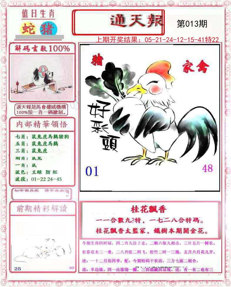 013期小喜通天报[图]