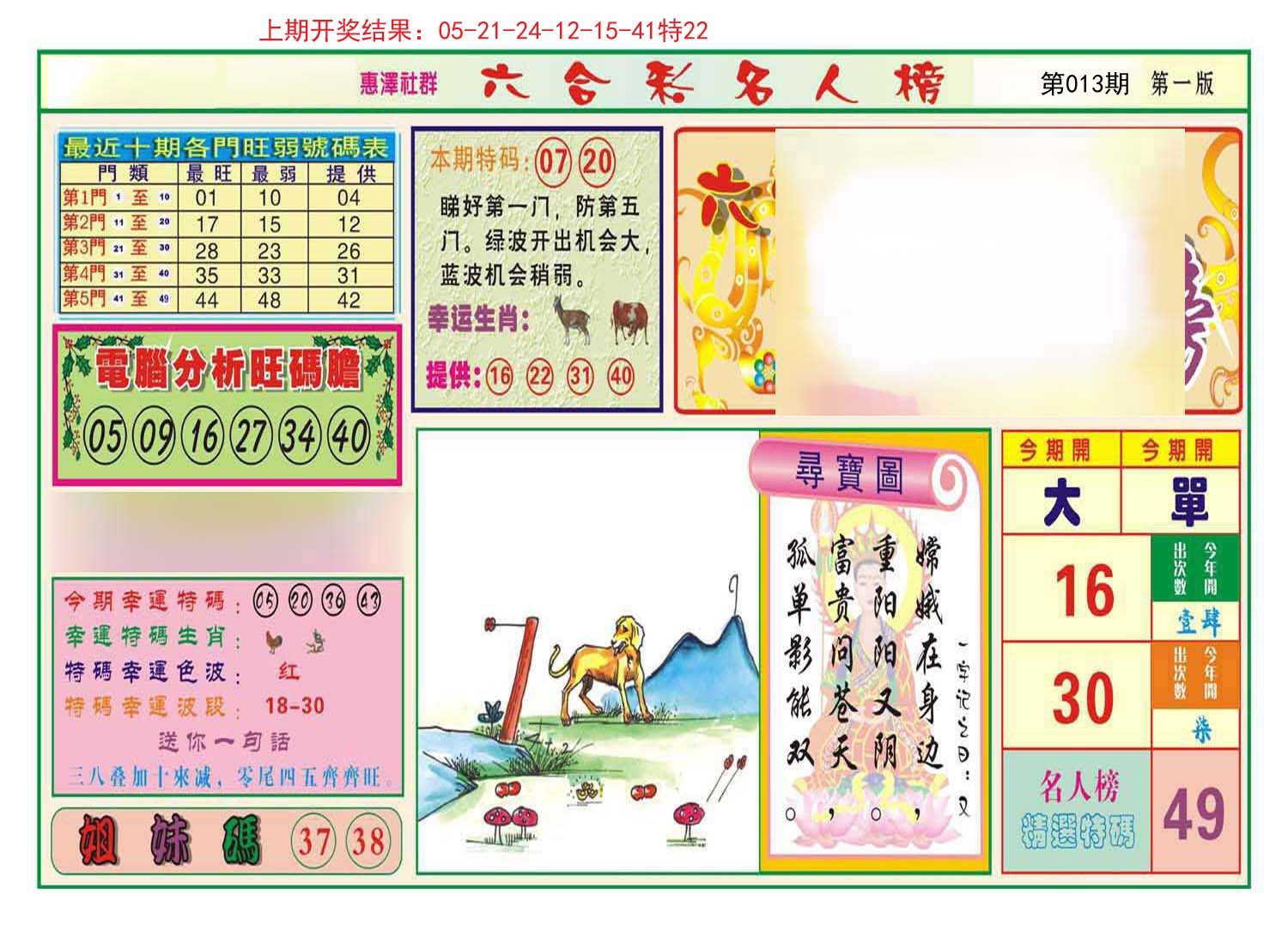 013期名人榜A[图]