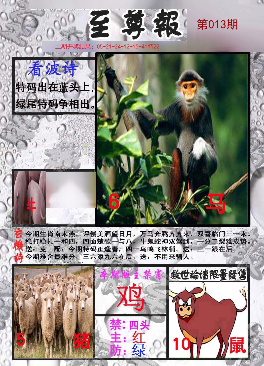 013期至尊报[图]