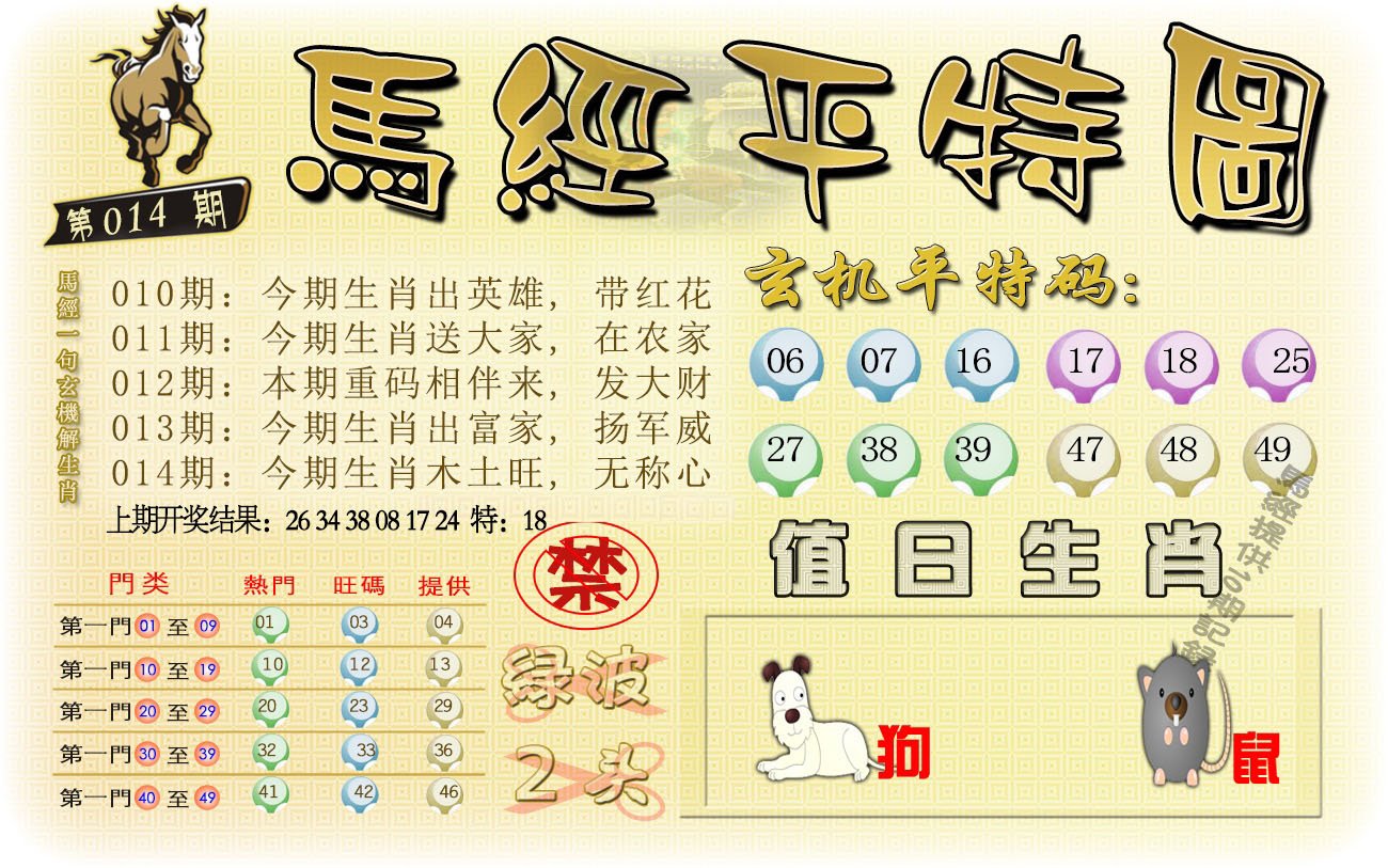 014期马经平特图[图]